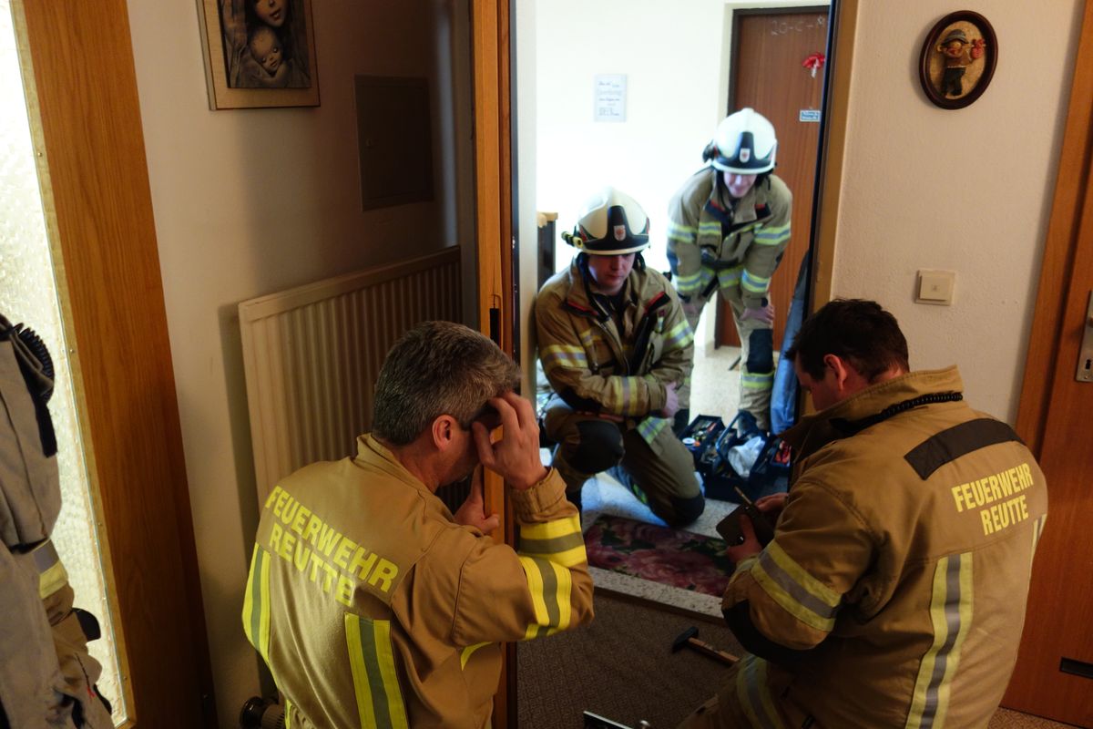 Die Wohnungstüre wurde aufgebrochen