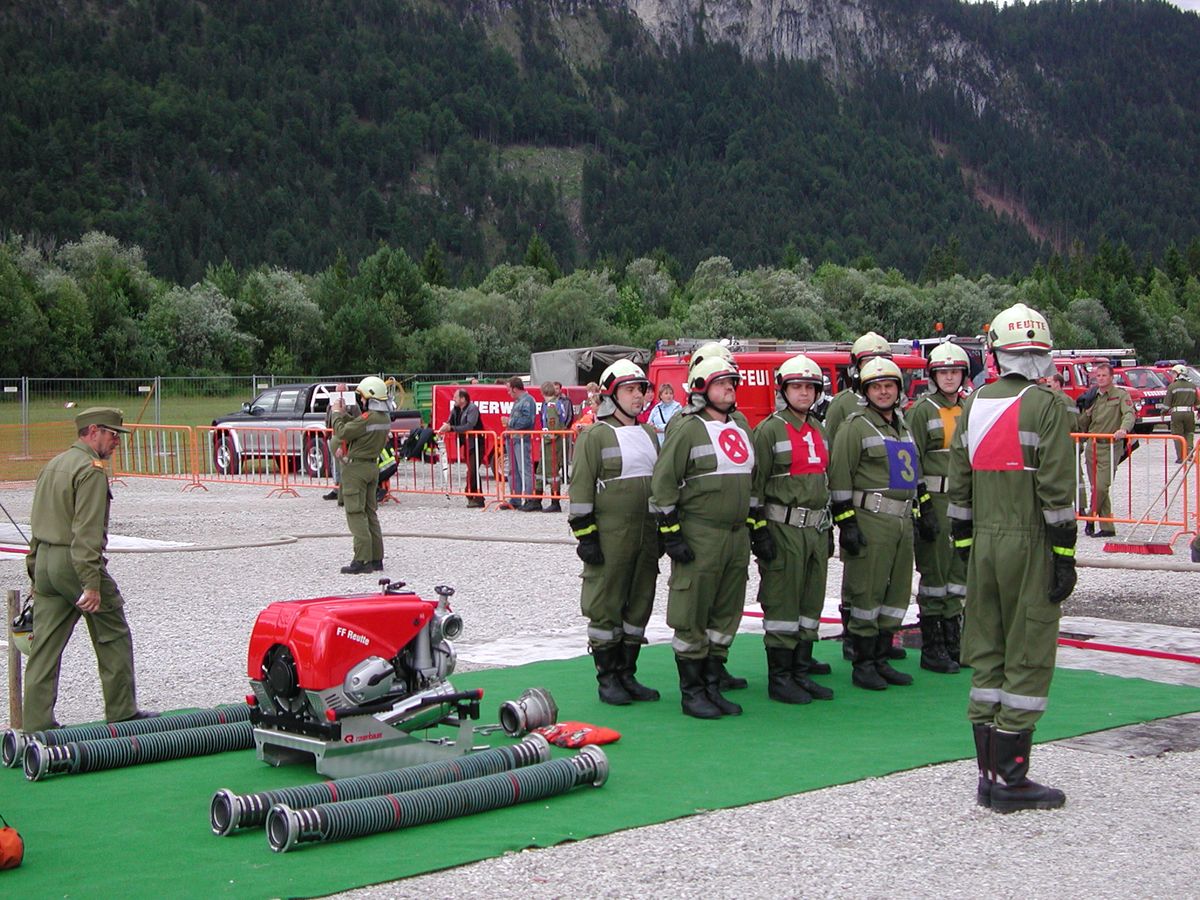 Eine Löschgruppe