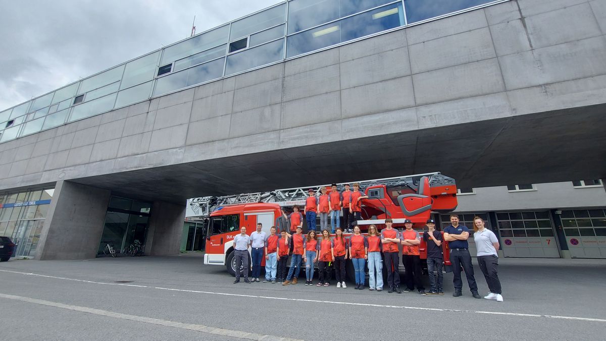 Die Jugendfeuerwehr in Innsbruck