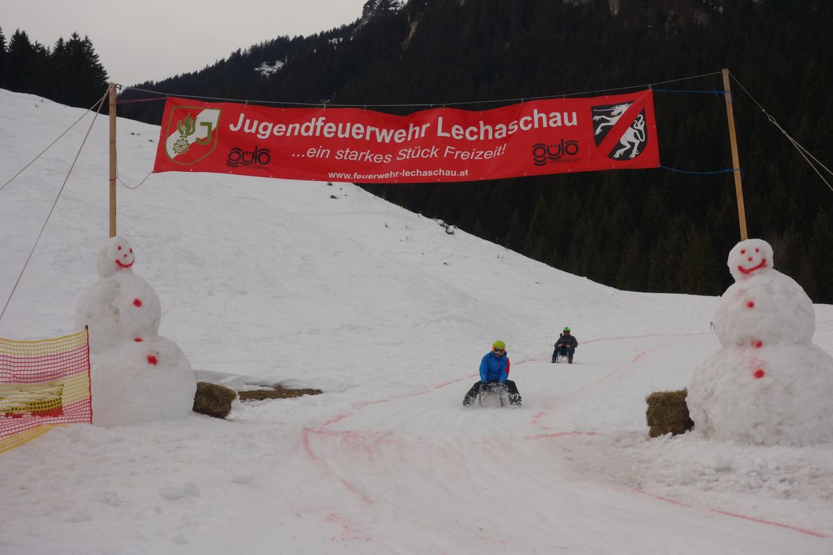 Gaudi Rodel Rennen der FW-Jugend