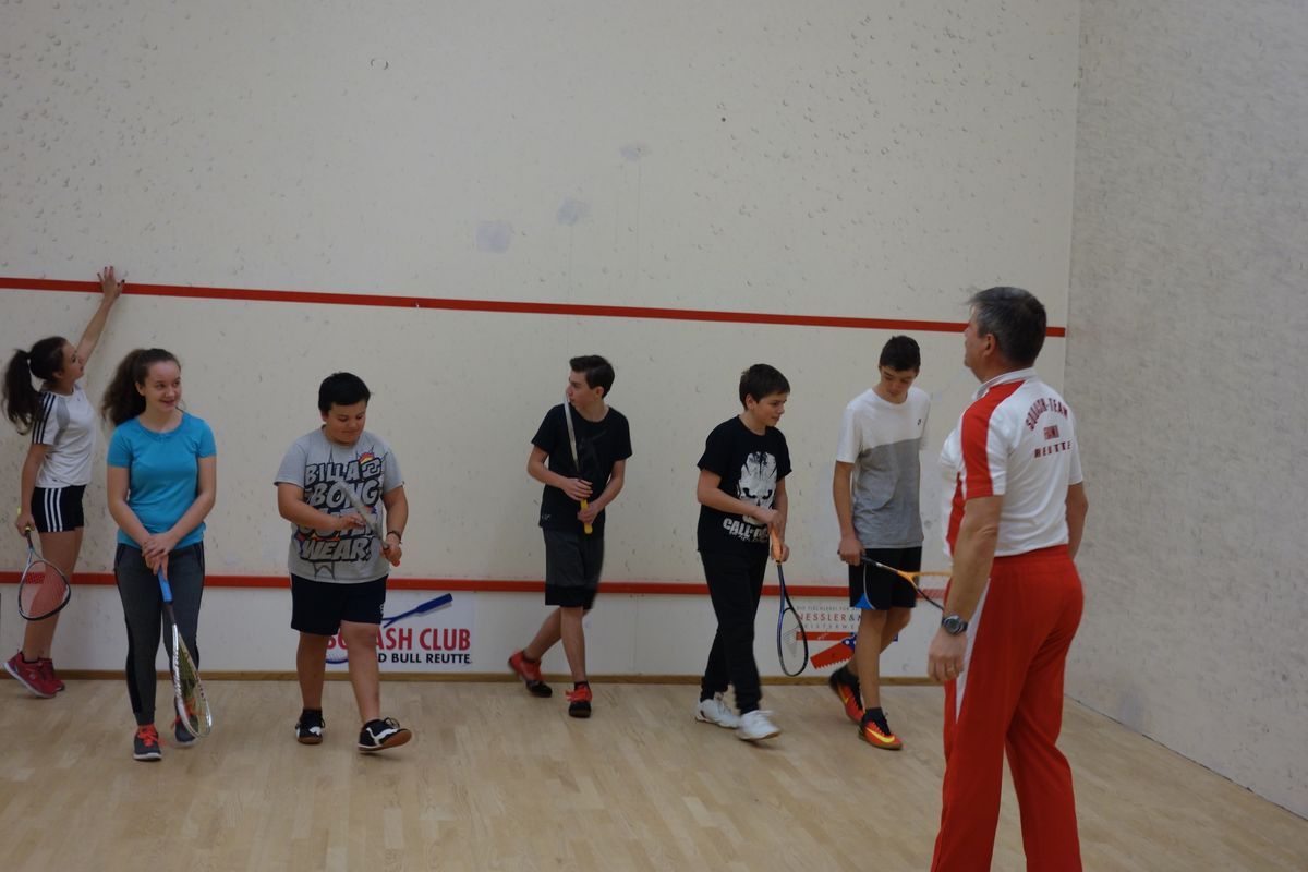 Jugendprobe – Squash-Abend beim SC Red Bull Reutte