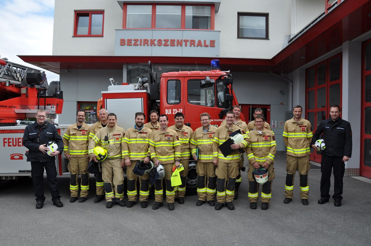 Ausbildung und Training vor Ort - Drehleiter Übungstag