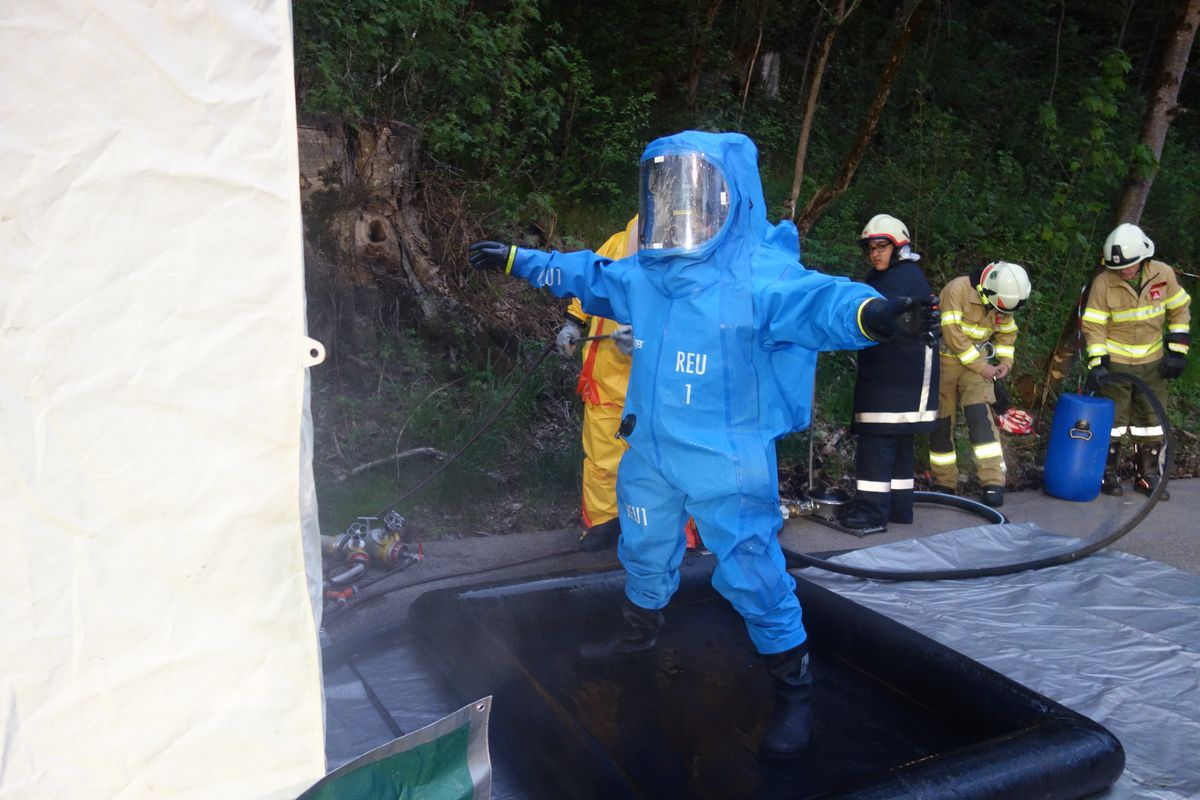 Übung - Chlorgasaustritt Alpentherme Ehrenberg