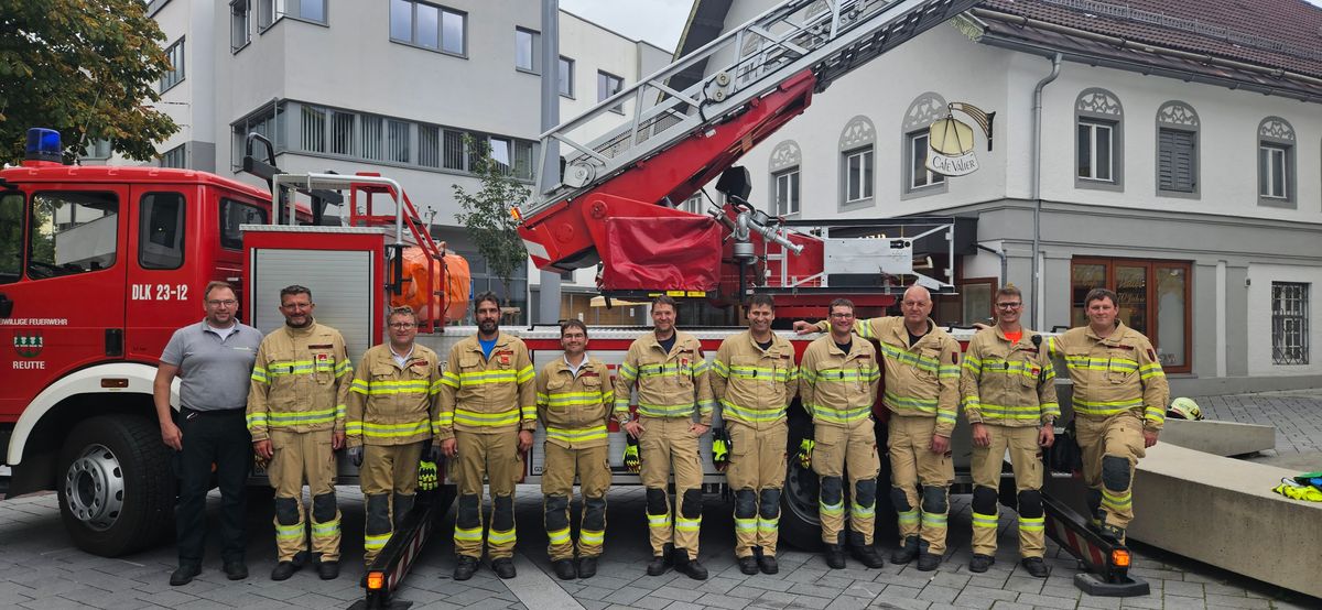 Spezialausbildung für die Drehleiter-Maschinisten